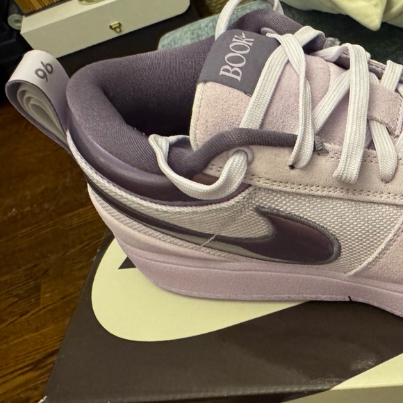 Nike Book 1 Barely Grape/Daybreak Sneakers, NWT, Men’s 9.5 - Picture 2 of 8